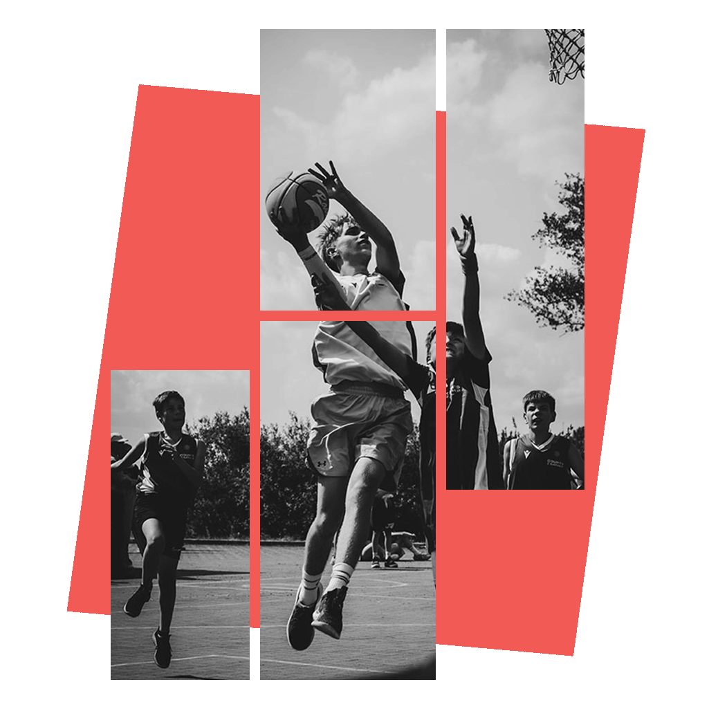 Foto eines Basketball-Spiels