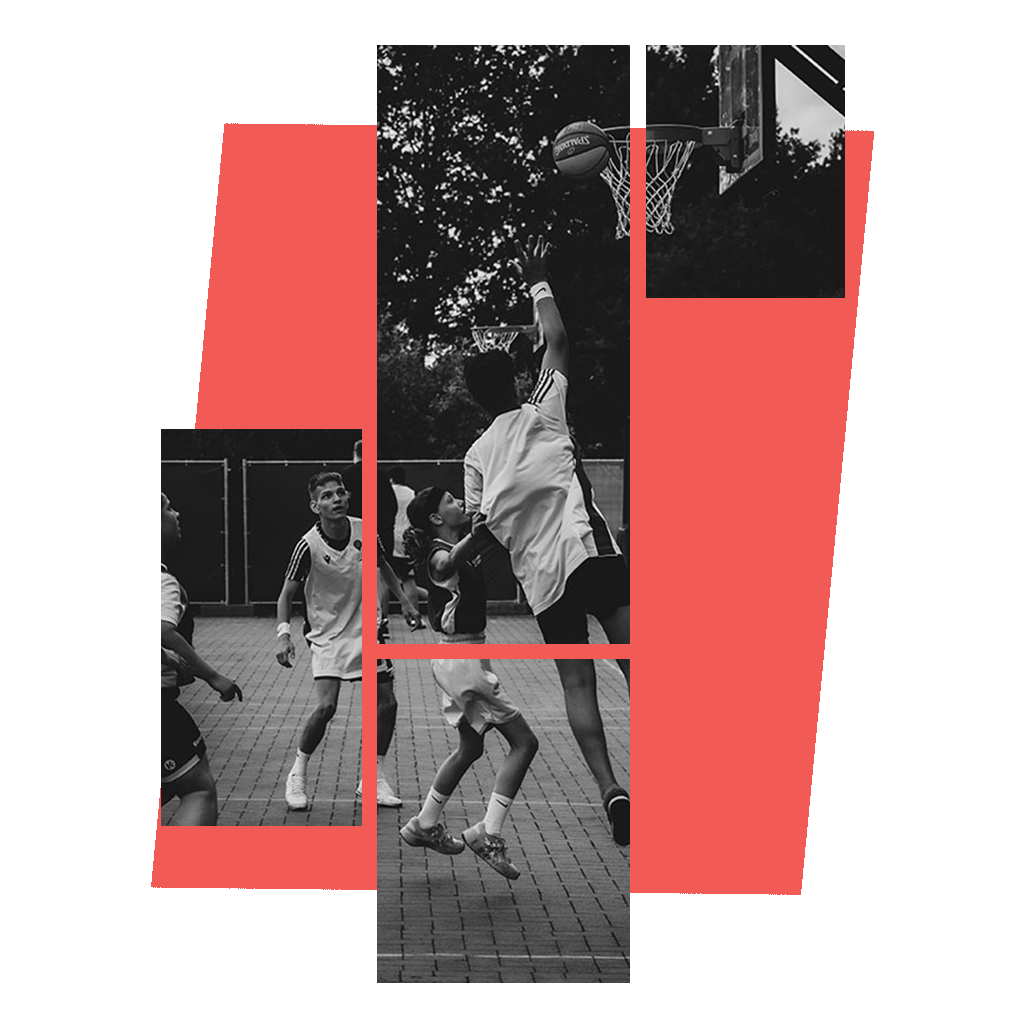 Foto eines Basketball-Spiels